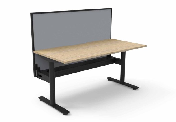 White Frame - Natural Oak Top